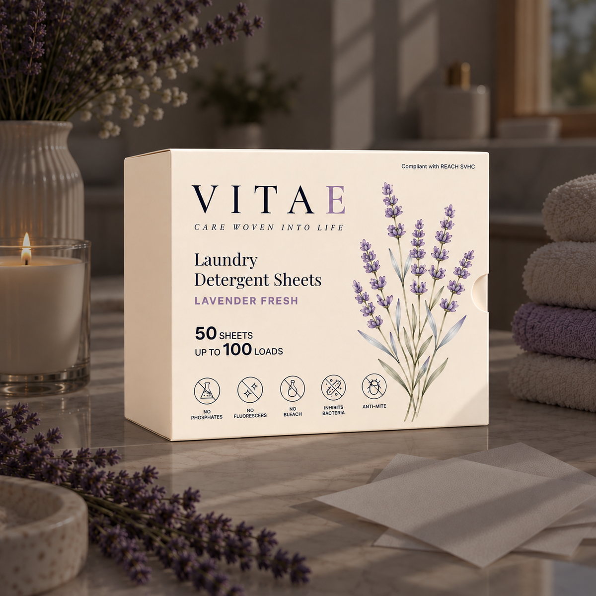 Laundry Detergent Sheets - Lavender Fresh